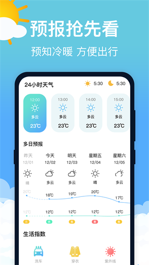 萌兔天气预报2